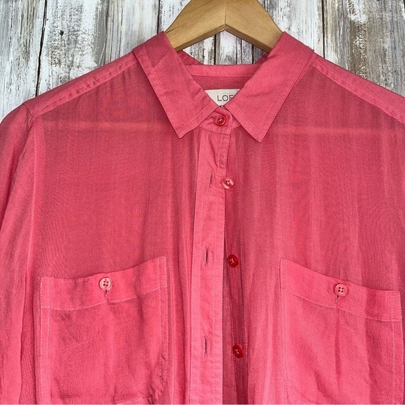 Loft Pink Button Down - Picture 2 of 5